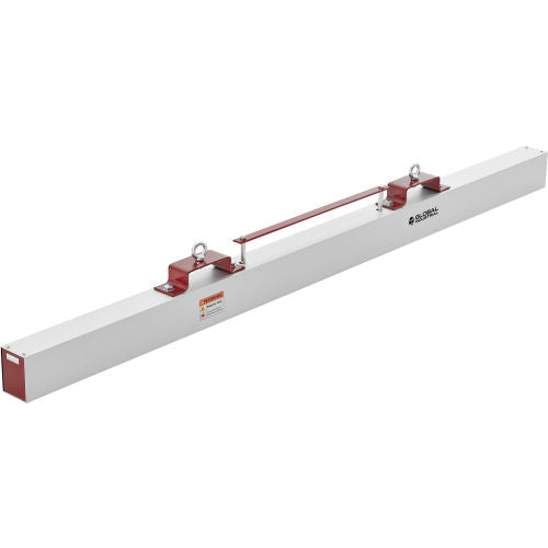 Global Industrial Hang-Type Magnetic Sweeper With Forklift Hanger, 72" Cleaning Width (WB641801)