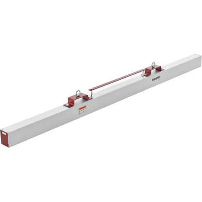 Global Industrial Hang-Type Magnetic Sweeper With Forklift Hanger, 84" Cleaning Width (WB641802)