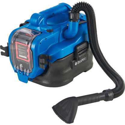 Global Industrial Battery Powered HEPA Wet/Dry Vacuum w/ Air Inflate Adapter, 2 Gallon Cap. (WB641808)