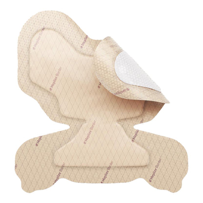 Mepilex® Border Heel Foam Dressing 8-3/5 X 9 Inch With Border Film Backing Silicone Adhesive Heel Sterile (1061939_CS)