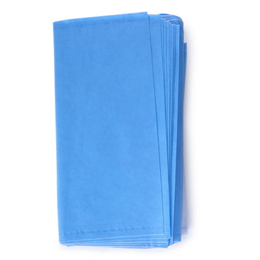 QUICK CHECK* H400 Sterilization Wrap White / Blue 24 X 24 Inch Dual Layer SMS Polypropylene Steam / EO Gas / Hydrogen Peroxide (810872_PK)