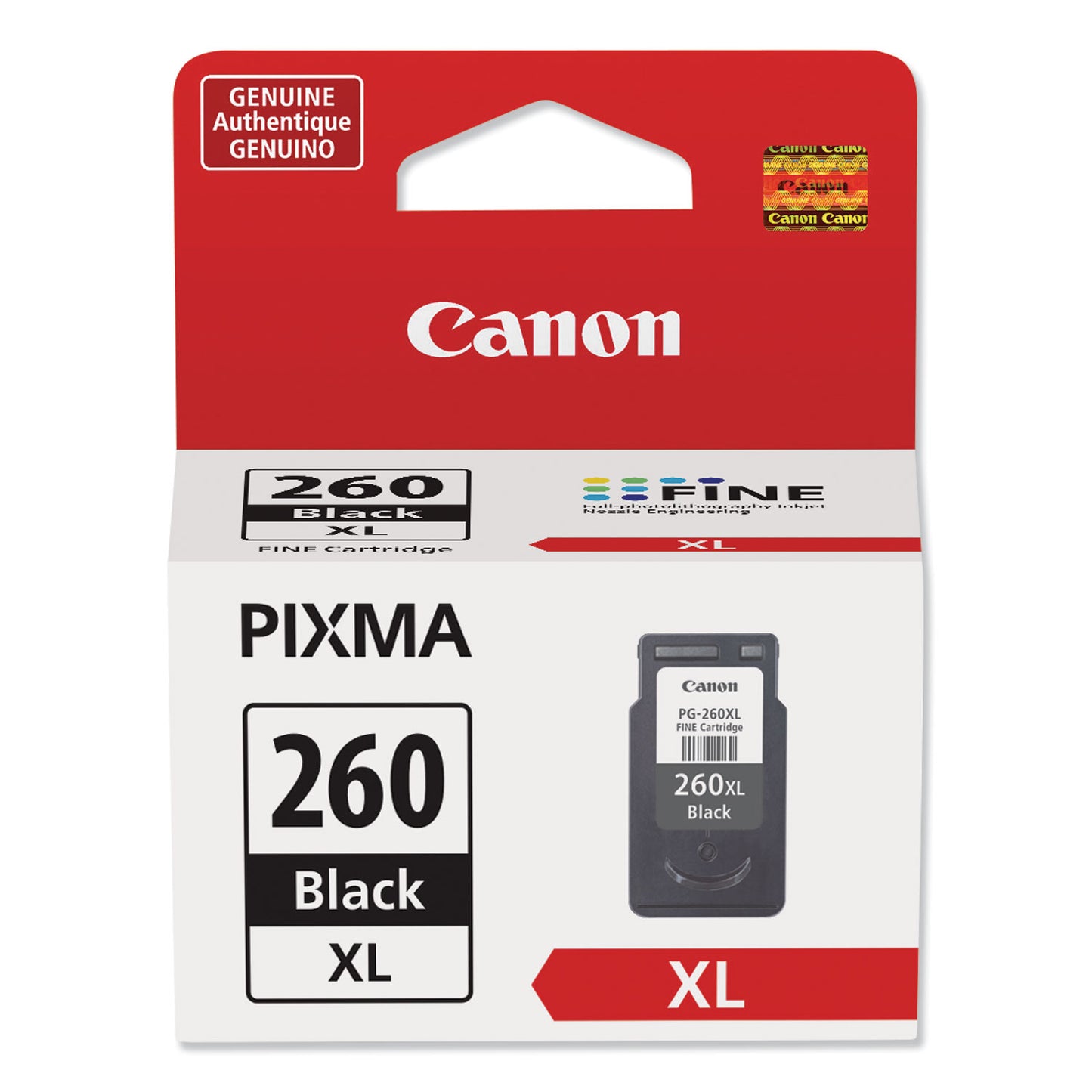 Canon® 3706C001 (PG-260XL) High-Yield Ink, Black (CNM3706C001)