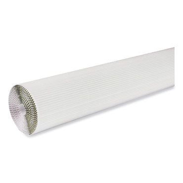 Pacon® Corobuff Corrugated Paper Roll, 48" x 25 ft, White (PAC0011011)