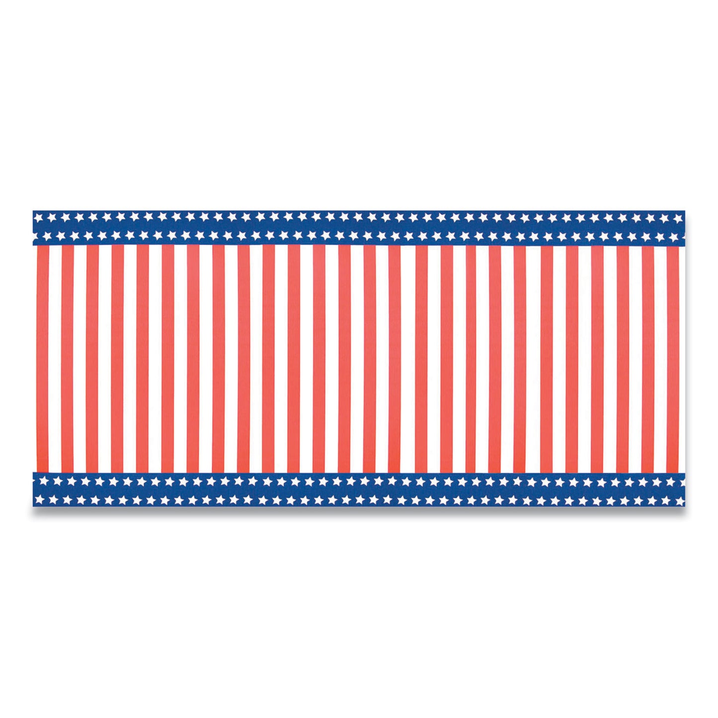 Pacon® Corobuff Corrugated Paper Roll, 48" x 25 ft, Stars and Stripes (PAC0019841)
