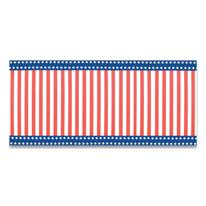 Pacon® Corobuff Corrugated Paper Roll, 48" x 25 ft, Stars and Stripes (PAC0019841)