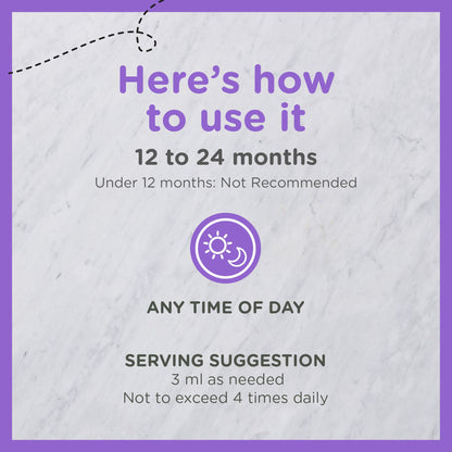 Zarbee's® Baby Cough Syrup + Immune Children's Cold and Cough Relief 3 mg - 3 mg / 3 mL Strength Syrup 2 oz. (1226844_EA)