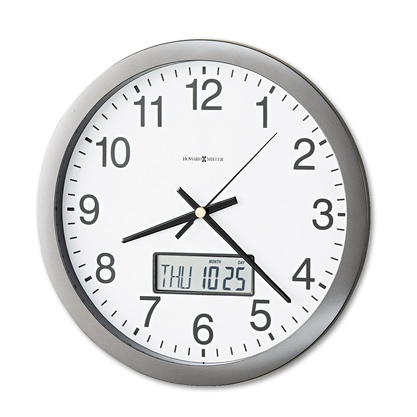 howard-miller-r-chronicle-wall-clock-with-lcd-inset-14-overall-diameter-gray-case-2-aa-sold-separately-mil625195_1