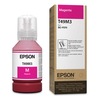 Epson® T49M320 (T49M) Ink Bottles, 140 mL, Magenta (EPST49M320)