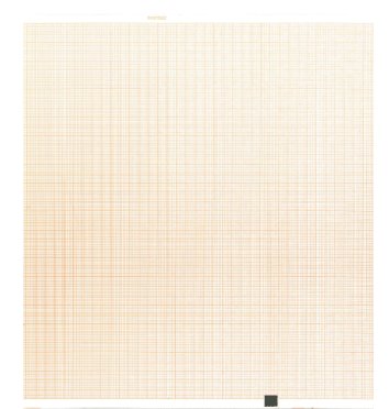 Nihon Kohden™ Recording Chart Paper Z-Fold Orange Grid (1244829_CS)