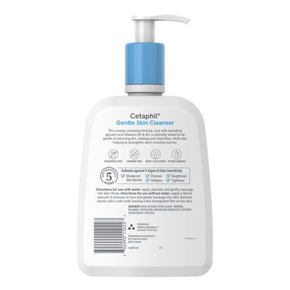 Cetaphil® Gentle Skin Cleanser Facial Cleanser Lotion 16 oz. Pump Bottle Unscented (1230038_EA)