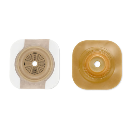 New Image™ Ostomy Barrier Precut, Standard Wear Adhesive Tape Borders 44 mm Flange Green Code System Flexwear 7/8 Inch Opening (1102249_BX)