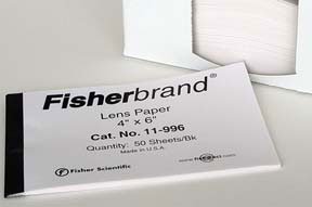 Fisherbrand™ Optical Lens Cleaning Paper Cleaning Glass Lenses (448528_BO)
