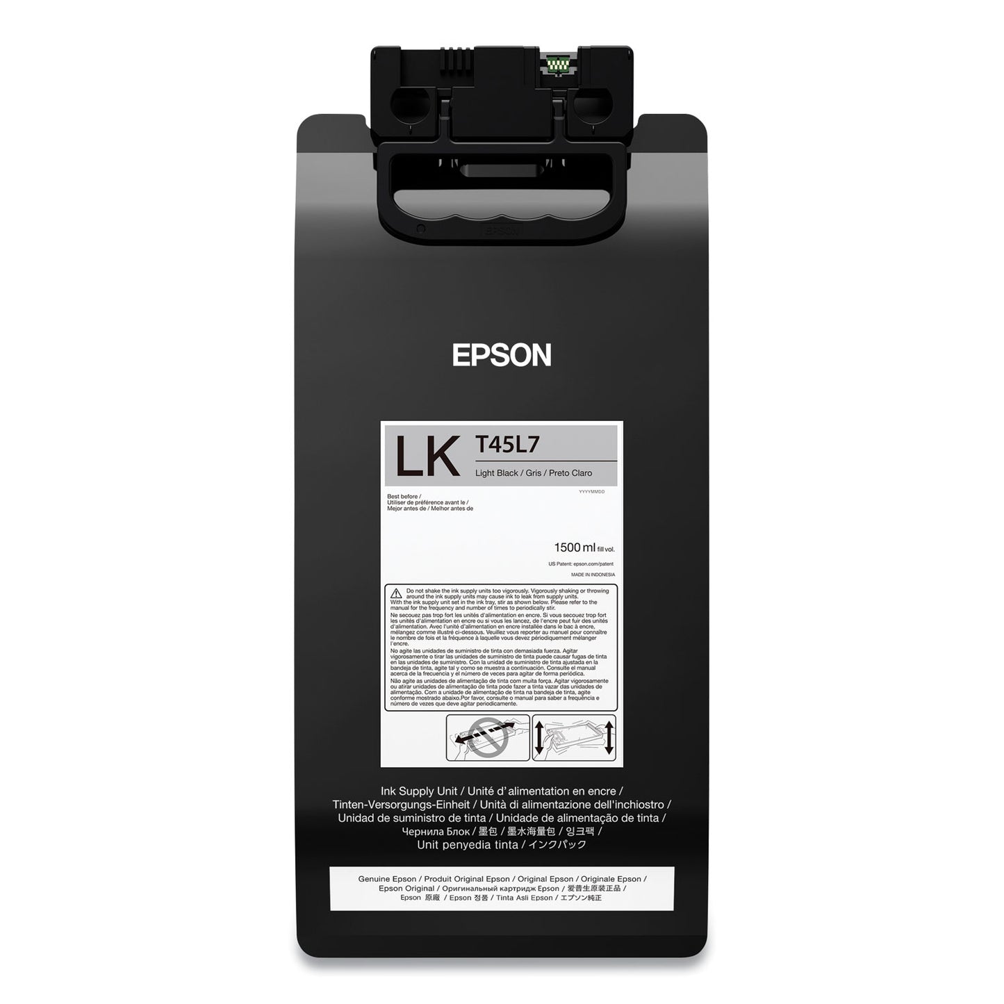Epson® T45L720 UltraChrome GS3 Ink, 1,500 mL, Light Black (EPST45L720)