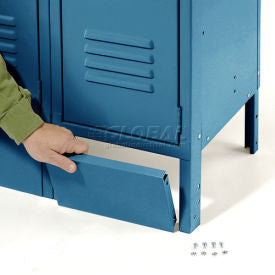 Global Industrial Front Base For 12"W X 6"H Blue Locker (WB652080BL)
