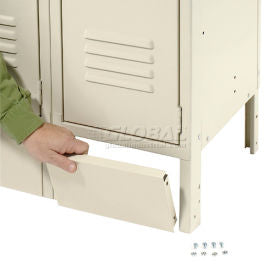Global Industrial Front Base For 12"W X 6"H Tan Locker (WB652080TN)
