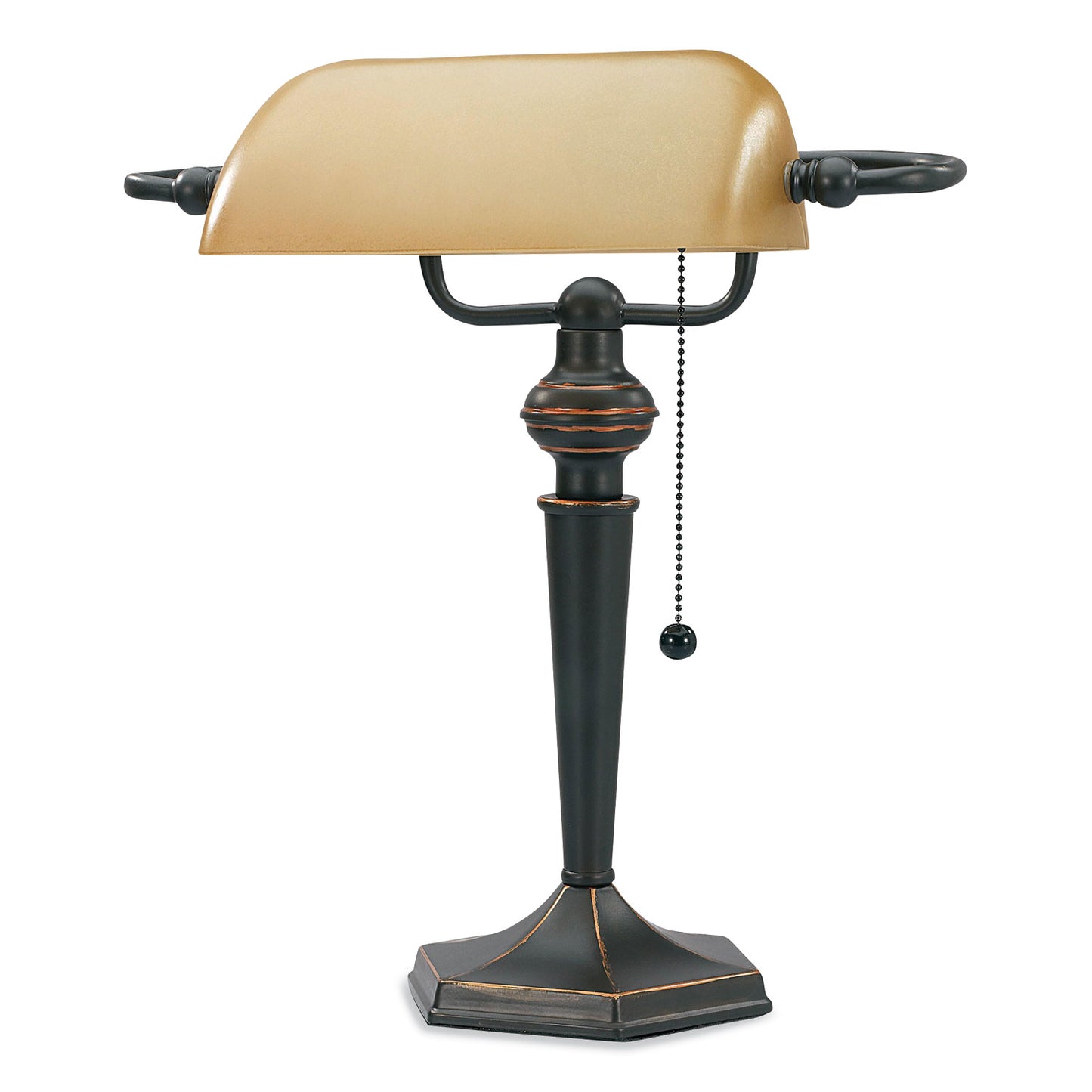 V-Light Incandescent Desk Lamp, 6.5w x 6.5d x 16h, Oil Rubbed Bronze (VLUCAVS91045BRZ)