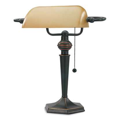 V-Light Incandescent Desk Lamp, 6.5w x 6.5d x 16h, Oil Rubbed Bronze (VLUCAVS91045BRZ)