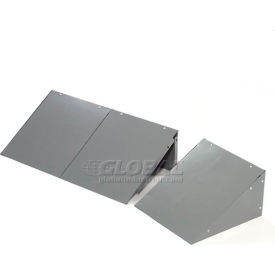 Global Industrial Locker Slope Top Kit, 12"x12", Gray (WB652705GY)