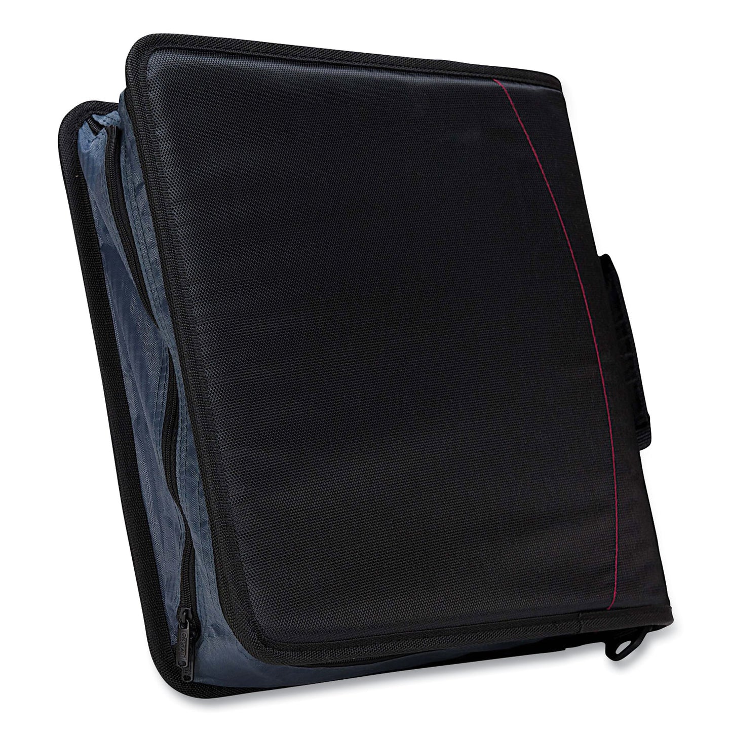 Case it™ Mighty Zip Tab Binder, 3 Rings, 3" Capacity, 11 x 8.5, Black (CAED146BLACK)
