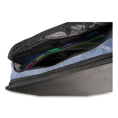 Case it™ Mighty Zip Tab Binder, 3 Rings, 3" Capacity, 11 x 8.5, Black (CAED146BLACK)