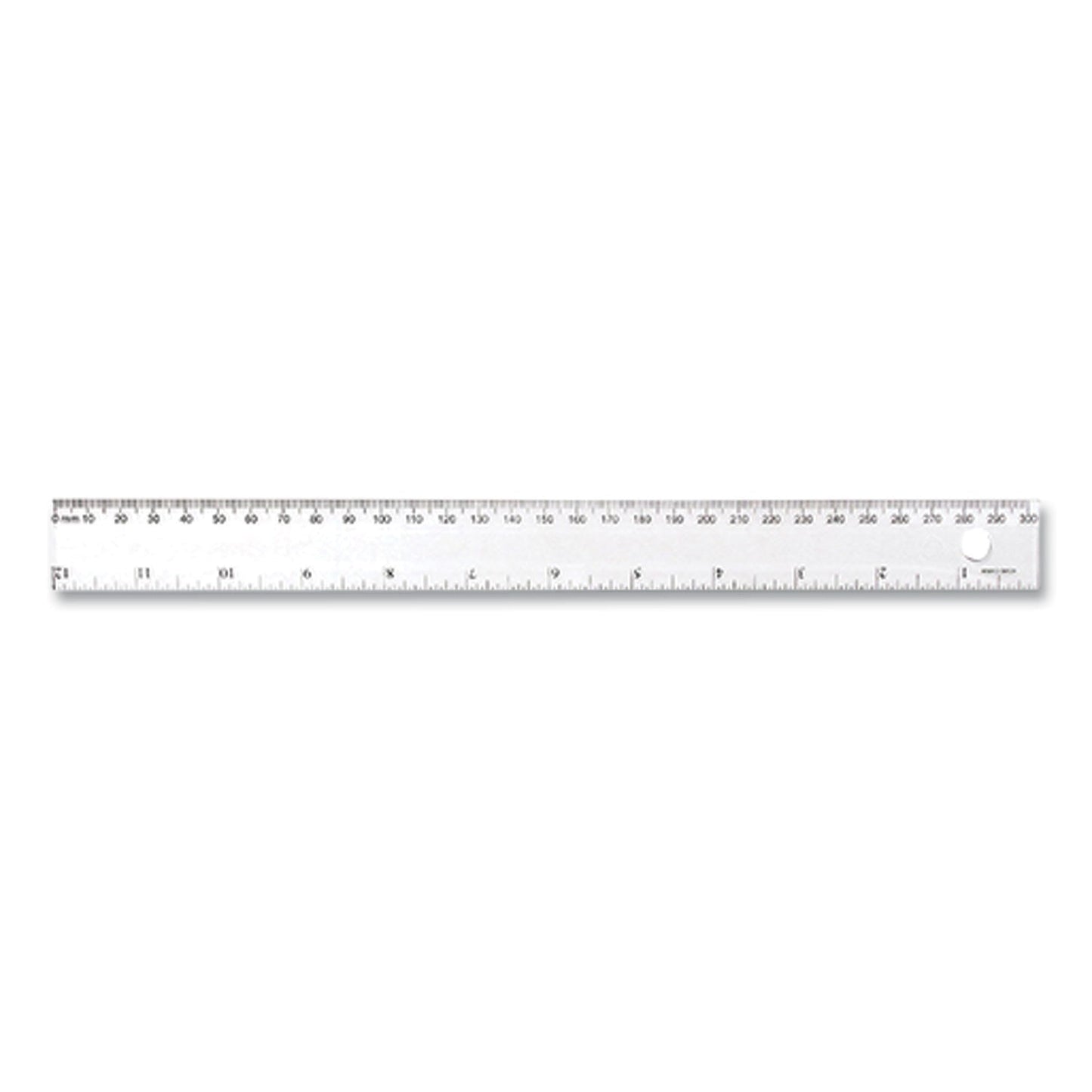 westcott-r-transparent-shatter-resistant-plastic-ruler-standard-metric-12-long-clear-wtc45012_1