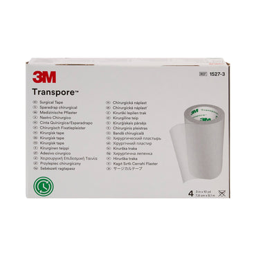 3M™ Transpore™ Medical Tape Transparent 3 Inch X 10 Yard Plastic NonSterile (5765_EA)