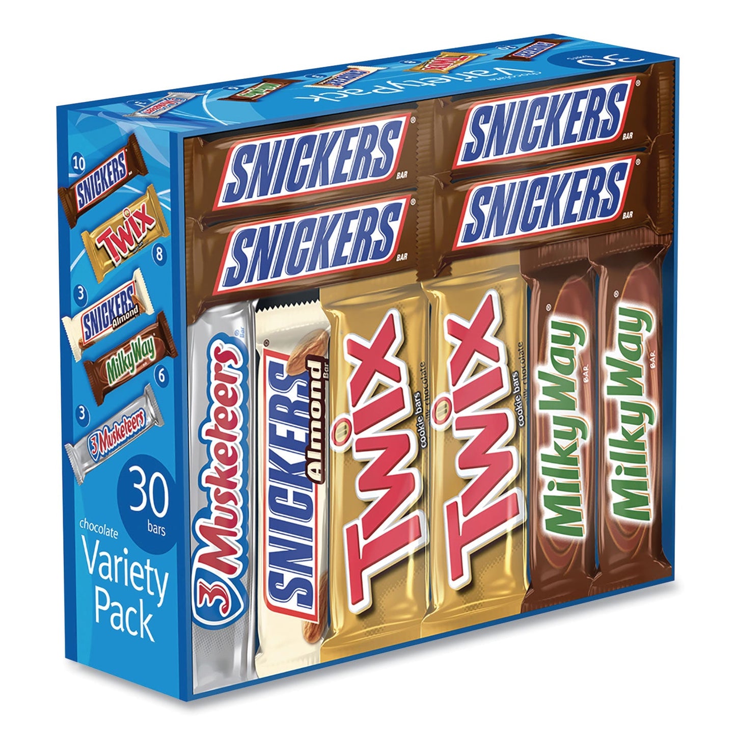 Mars Flavia Full-Size Candy Bars Variety Pack, Assorted, 30/Box (GRR22000085)