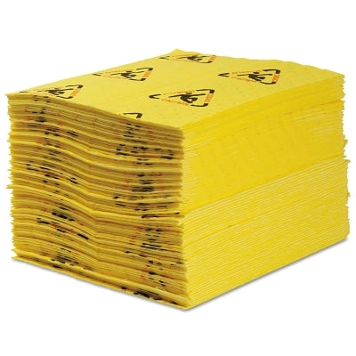 Brady SPC High Visibility Safety & Chemical Absorbent Mat, Abs 3 gal, 15 in x 19 in (655-CH100)