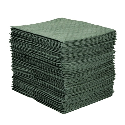 Brady MRO Plus™ Absorbent, Absorbs 39 gal, 15 in W x 19 in L, Heavy Weight, Perforated, 3-Ply, Pad (655-MRO150DND)