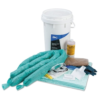Brady Battery Acid Specialty Spill Kit, 6.5 gal Drum, 4.5 gal Absorption (655-SK-BATT)