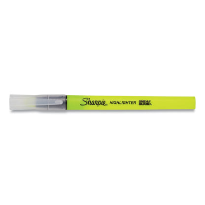 Sharpie® Clearview Pen-Style Highlighter, Fluorescent Yellow Ink, Chisel Tip, Yellow/Black/Clear Barrel, 3/Pack (SAN1950745)