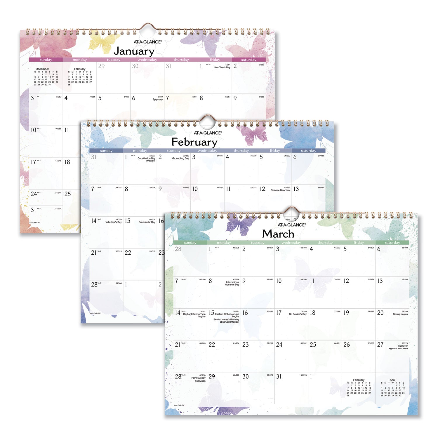 at-a-glance-watercolors-recycled-monthly-wall-calendar-num-aagpm91707_2