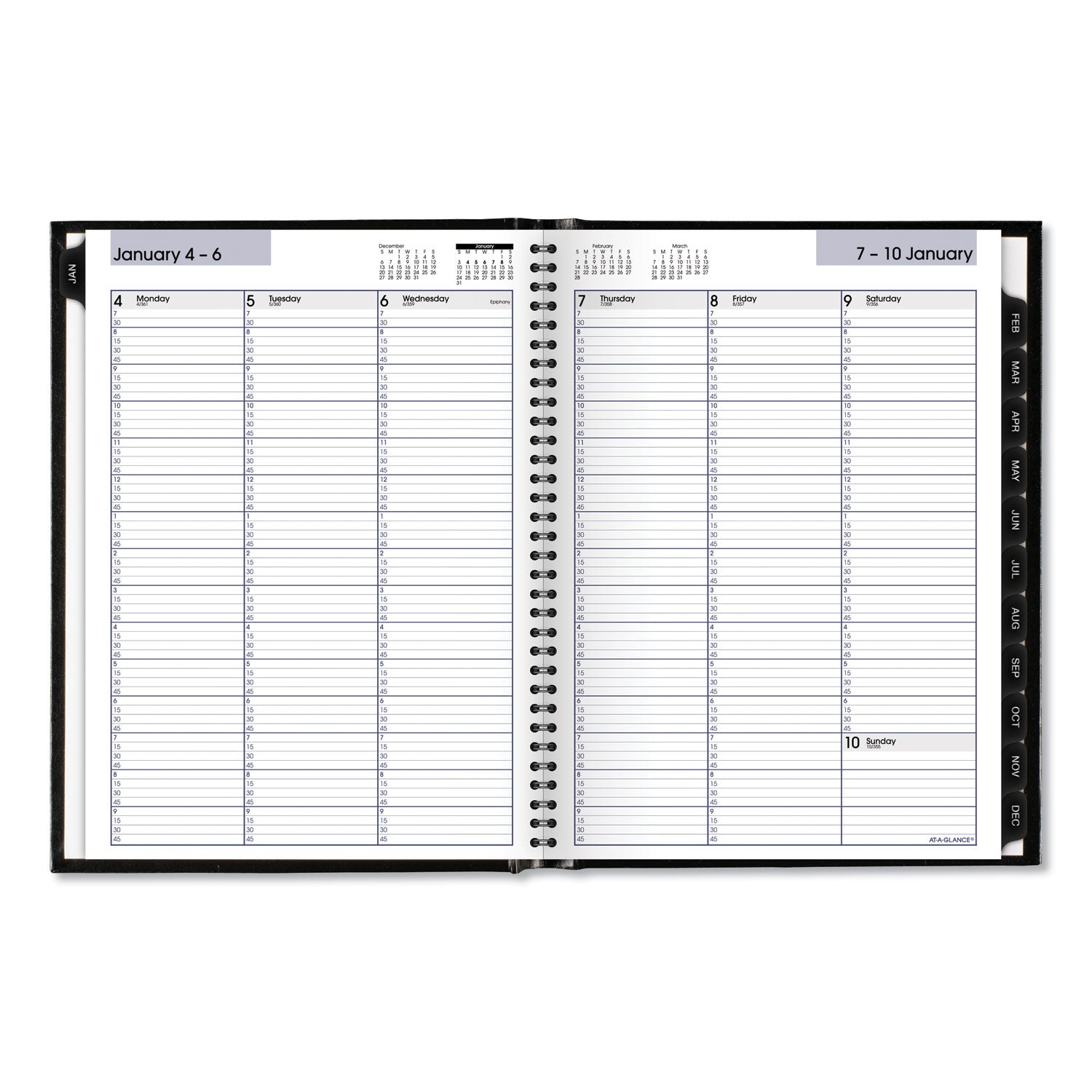 at-a-glance-dayminder-hardcover-weekly-vertical-column-format-appointment-book-num-aagg520h00_3