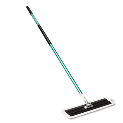 3M™ Easy Scrub Flat Mop Tool, 16" Microfiber Head, 54" Green Aluminum Handle (MMM55593)