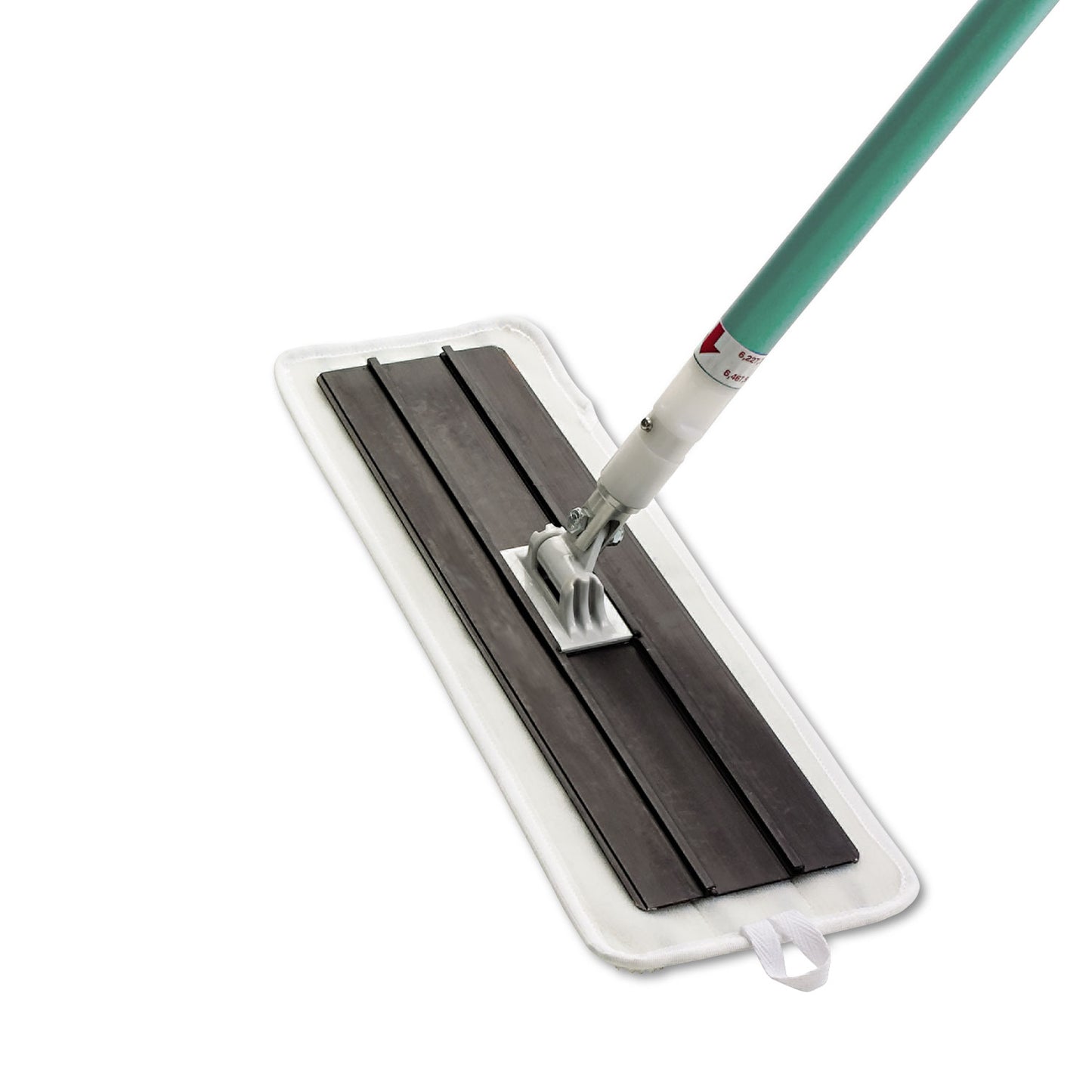 3M™ Easy Scrub Flat Mop Tool, 16" Microfiber Head, 54" Green Aluminum Handle (MMM55593)