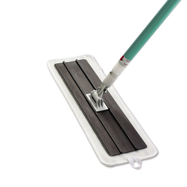 3M™ Easy Scrub Flat Mop Tool, 16" Microfiber Head, 54" Green Aluminum Handle (MMM55593)