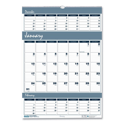 house-of-doolittle-bar-harbor-recycled-wirebound-3-months-per-page-wall-calendar-num-hod342_1