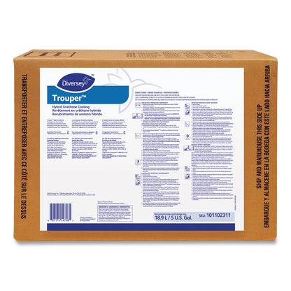 Diversey™ Trouper Hybrid Urethane Coating Floor Finish, 5 gal Bag-in-a-Box (DVS101102311)