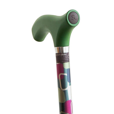Switch Sticks® Folding Cane Aluminum 32 to 37 Inch Height Vienna Print (1050004_EA)