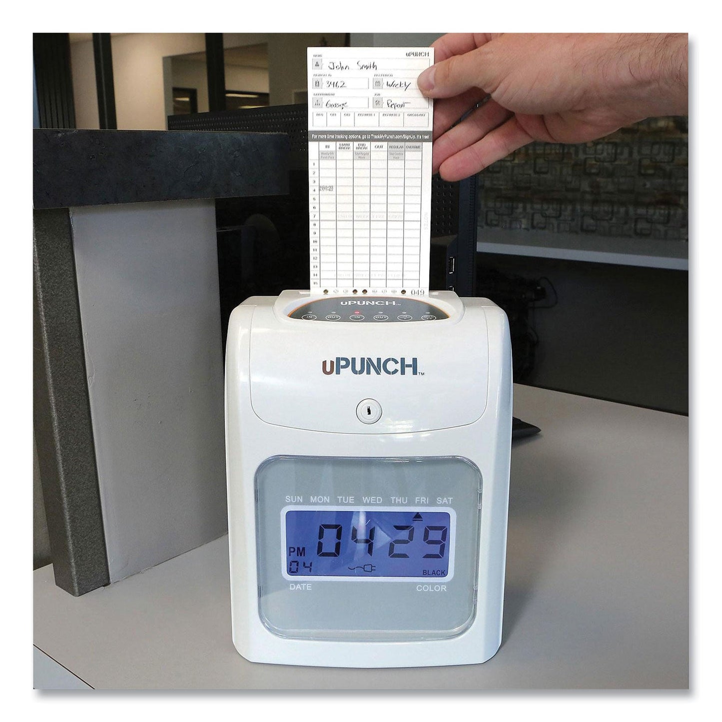 upunch-ub2000-electronic-calculating-time-clock-bundle-num-ppzub2000_2