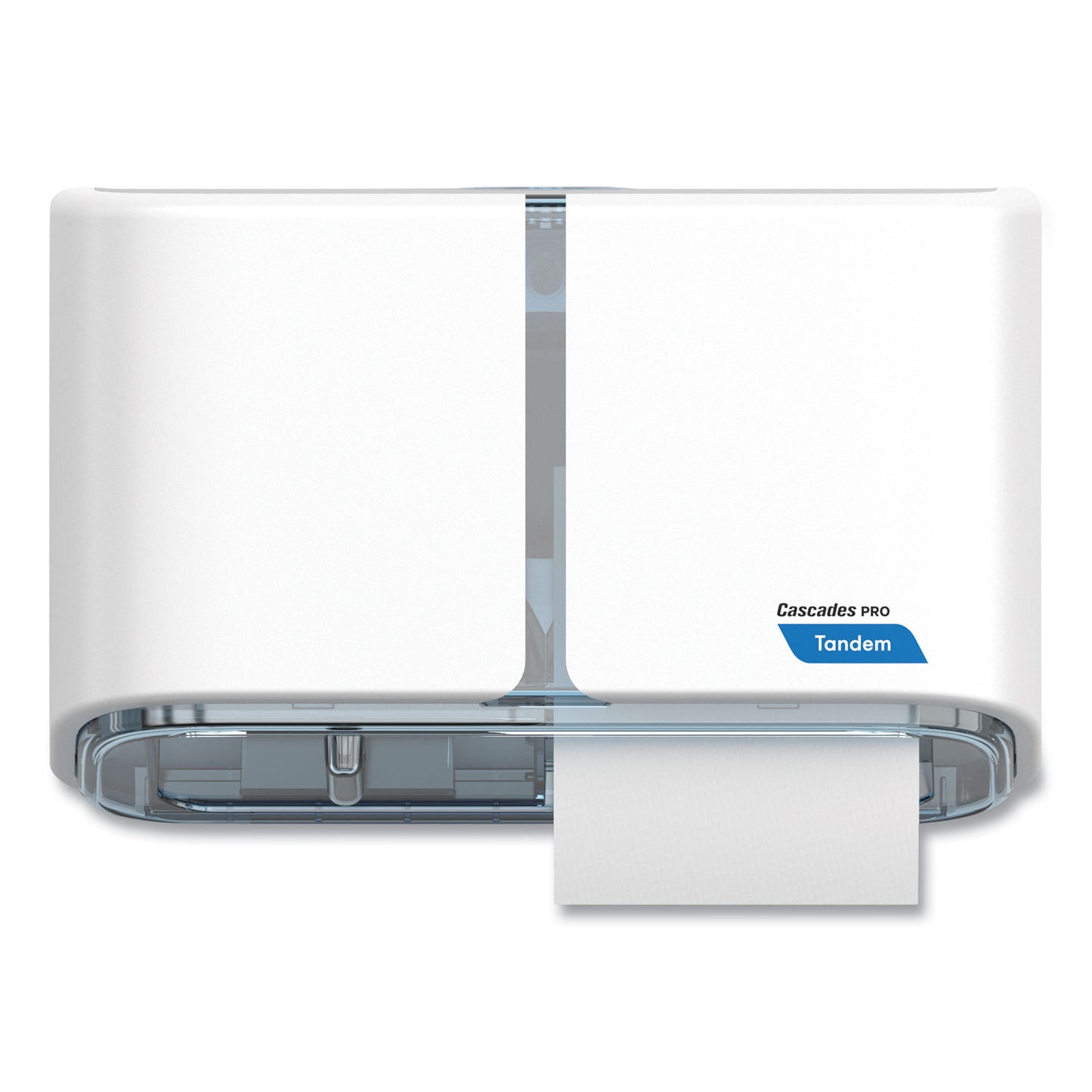 Cascades PRO Tandem No Touch High Capacity Bath Tissue Dispenser, 12.5 x 6.6 x 7.2, White (CSDC313)