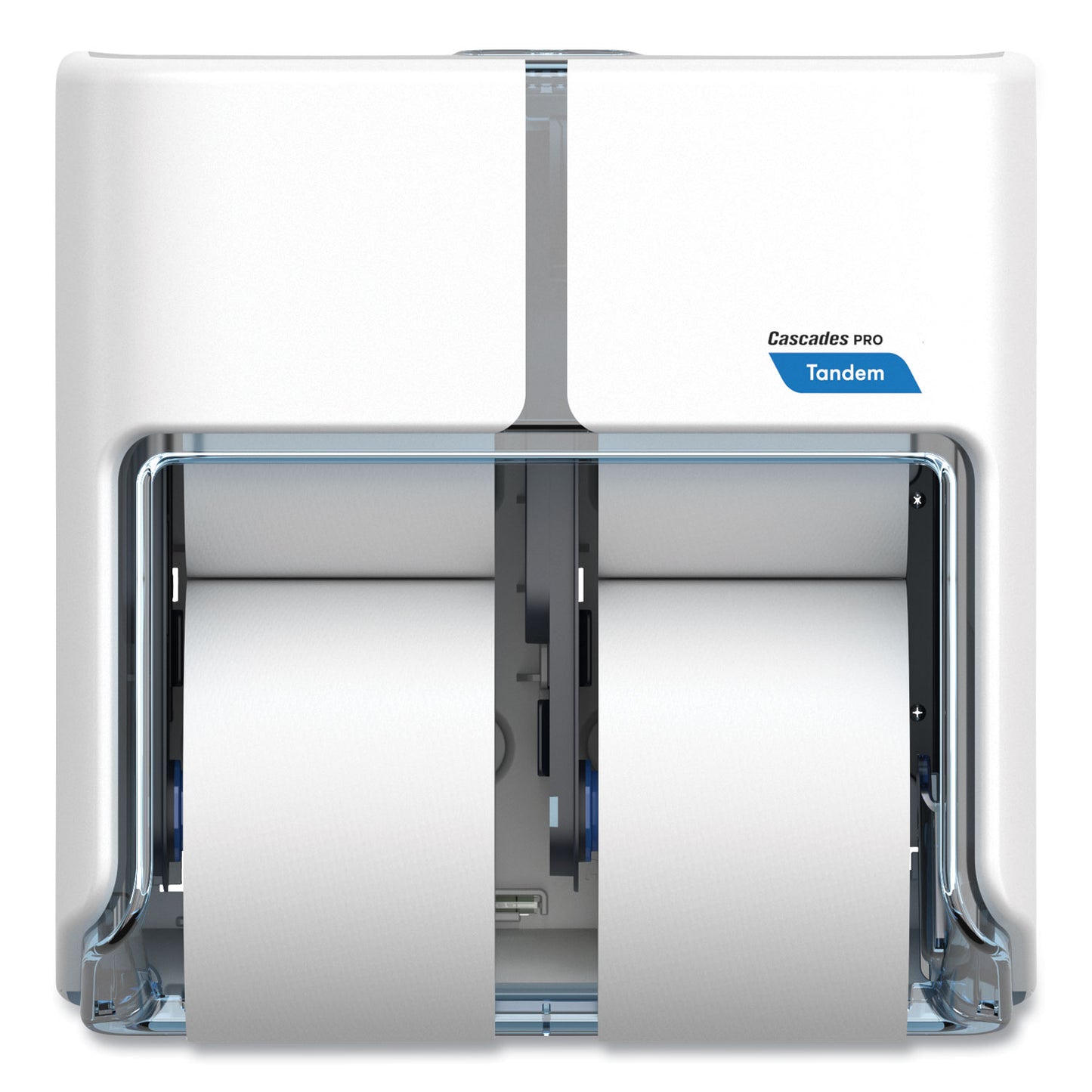 Cascades PRO Tandem No Touch High Capacity Bath Tissue Dispenser, 12.6 x 6.6 x 12, White (CSDC315)