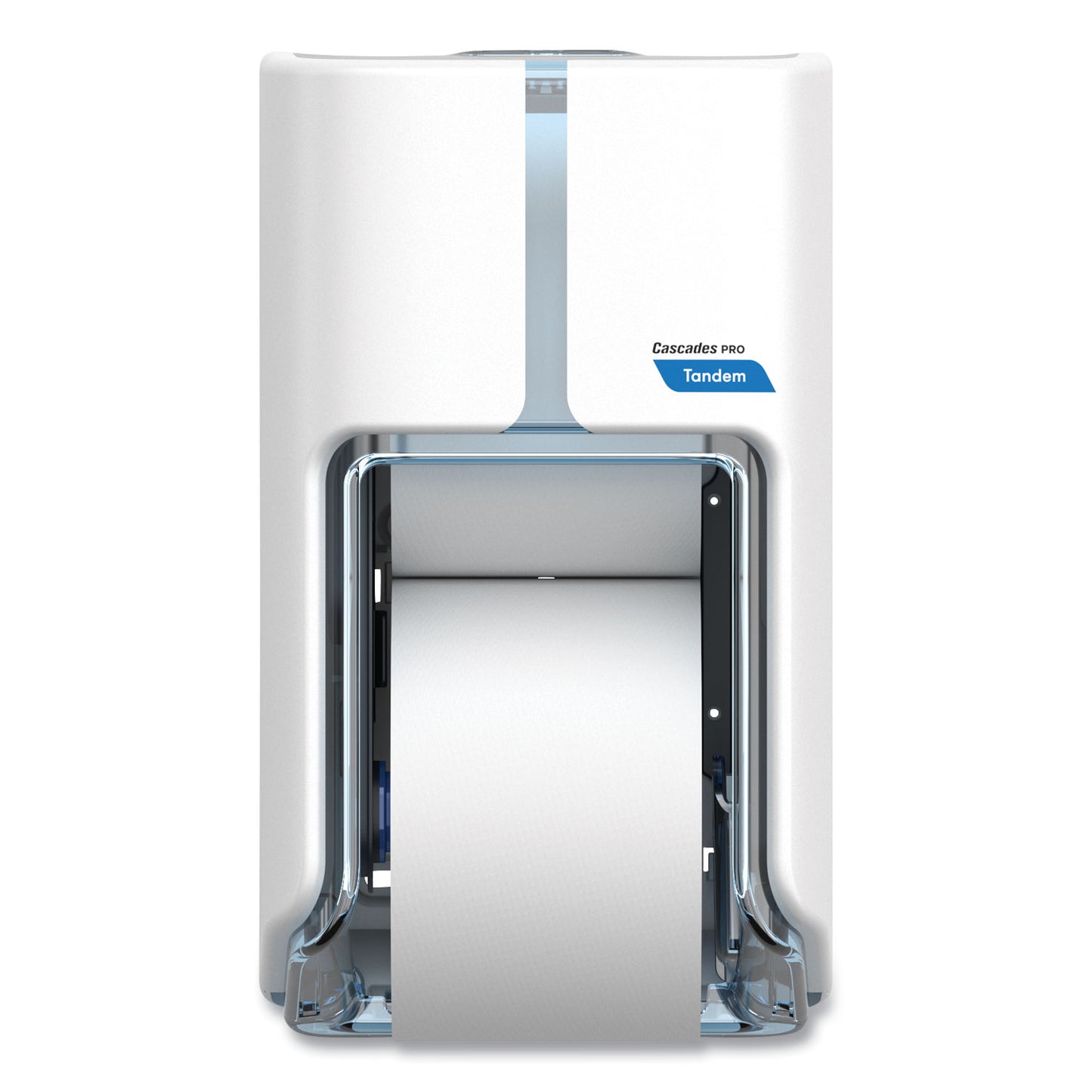 Cascades PRO Tandem No Touch High Capacity Bath Tissue Dispenser, 7 x 6.6 x 12, White (CSDC311)
