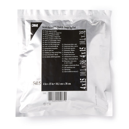 3M™ Scotchcast™ Quick Step Double Sided Felt Padded Precut Splint 4 X 15 Inch Felt / Fiberglass White (1193020_CS)