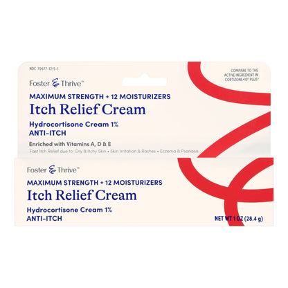 Foster & Thrive™ Itch Relief 1% Strength Cream 1 oz. Tube (1245012_EA)