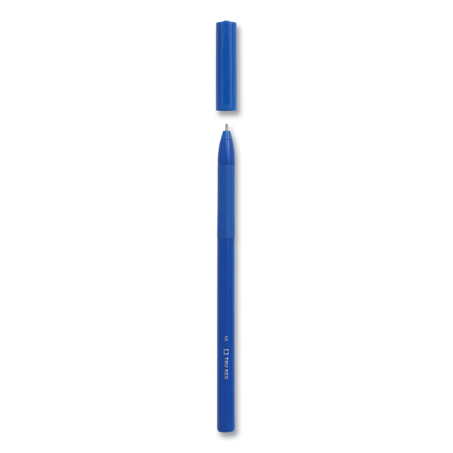 tru-red-gripped-ballpoint-pen-stick-medium-1-mm-blue-ink-blue-barrel-60-pack-tud24328146_3