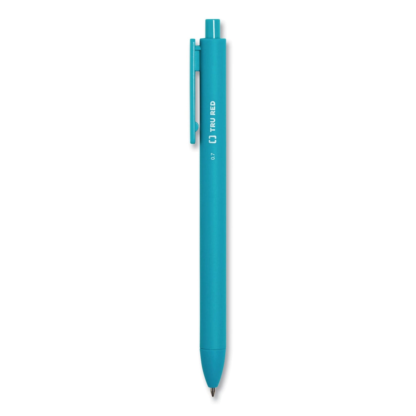 tru-red-quick-dry-gel-pen-retractable-medium-0-7-mm-assorted-ink-and-barrel-colors-12-pack-tud24377019_2