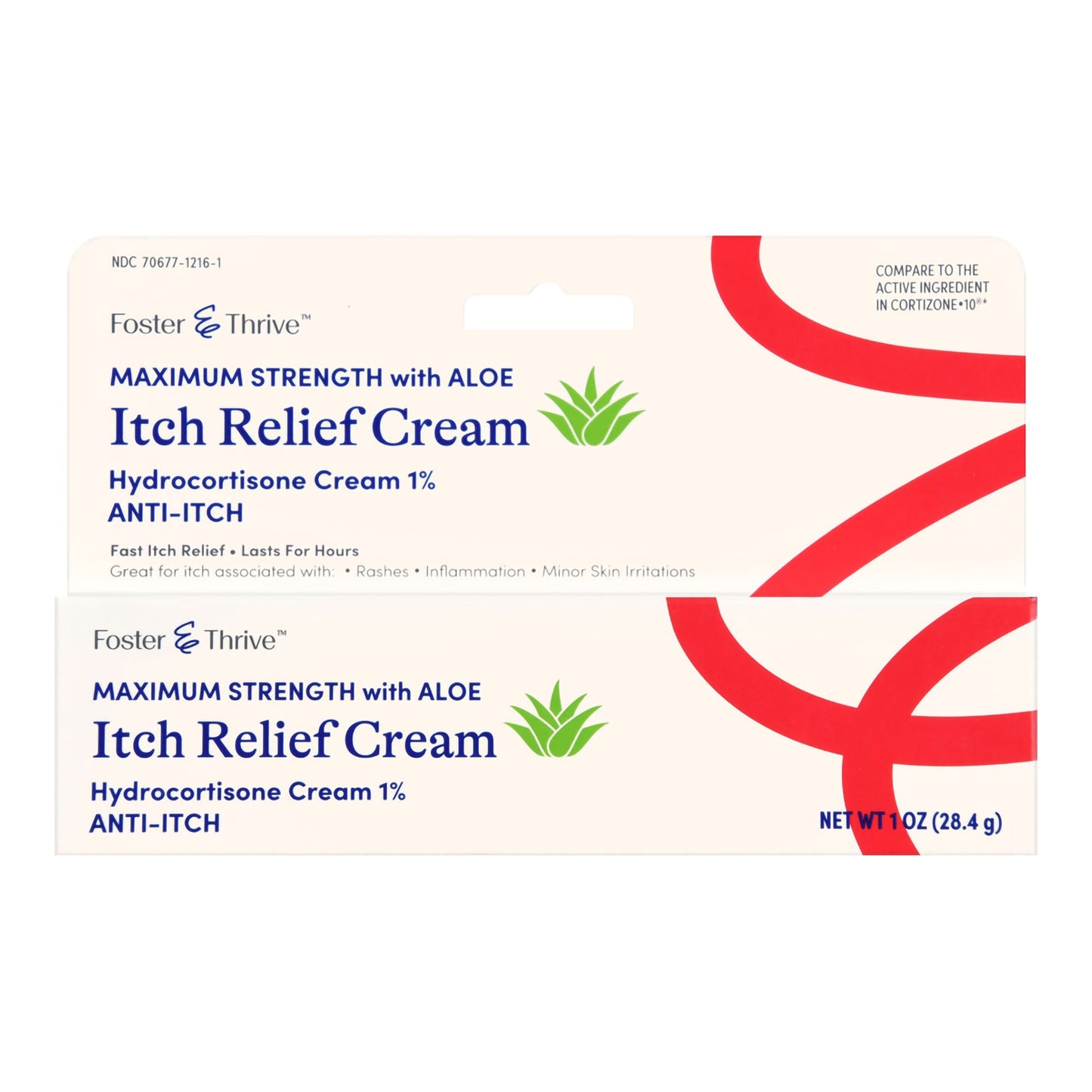 Foster & Thrive™ Itch Relief 1% Strength Cream 1 oz. Tube (1245000_EA)