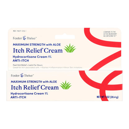 Foster & Thrive™ Itch Relief 1% Strength Cream 1 oz. Tube (1245000_EA)