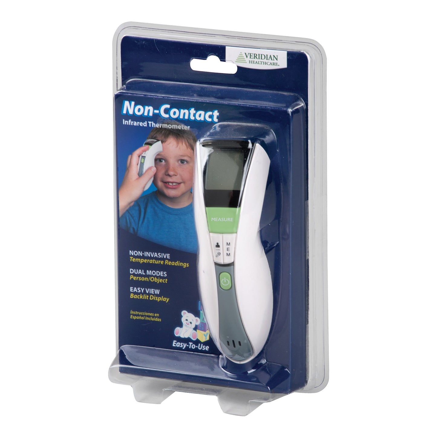 Veridian Non-Contact Skin Surface Thermometer Infrared Skin Probe Handheld (1226087_EA)